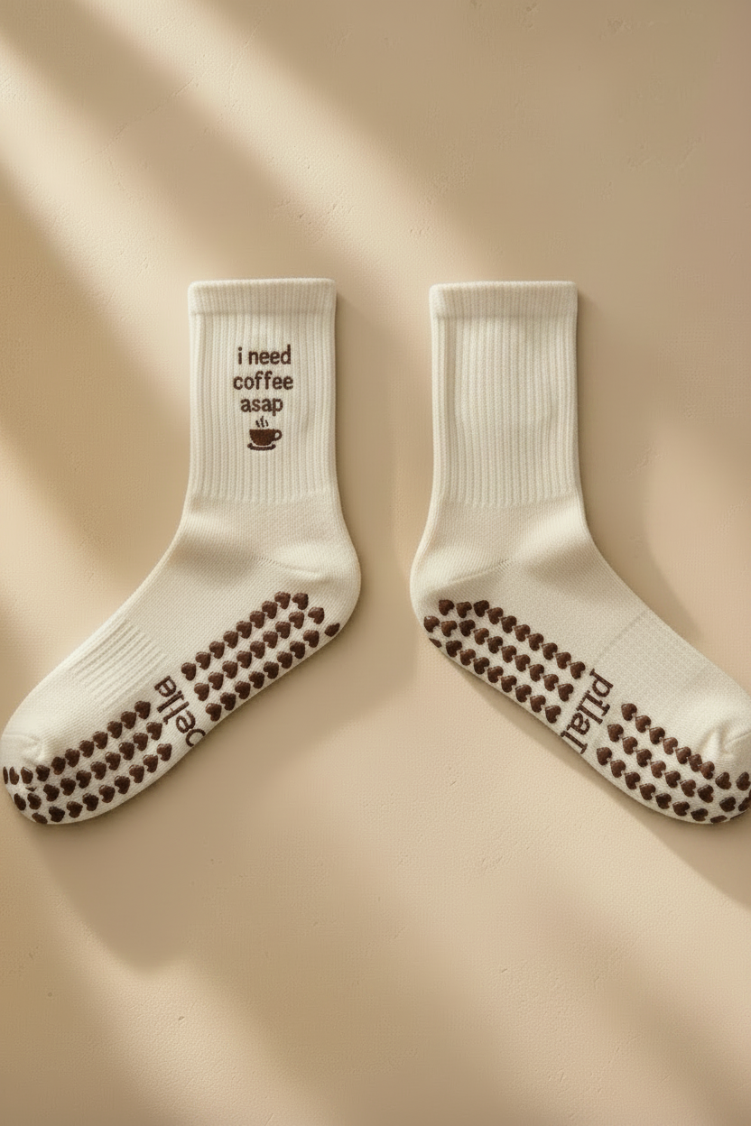 Coffee Grip Socks