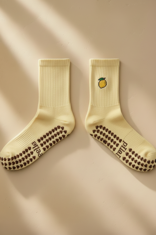Lemon Clean Grip Socks
