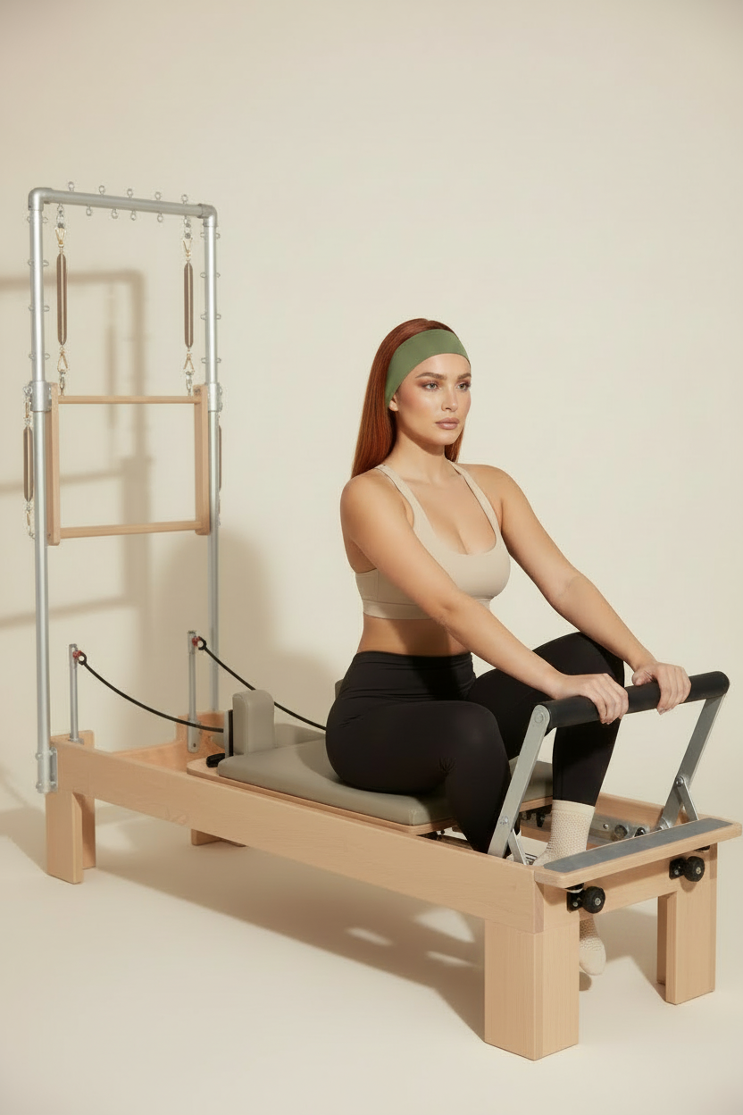Matcha Headband Yoga Mat with Grip Socks